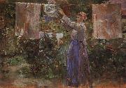 Peasant Hanging out the Washing, Berthe Morisot